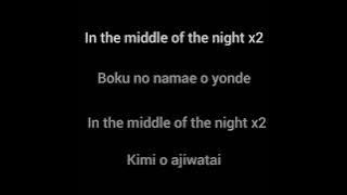 Elley Duhé - Middle of the night | Japanese Version (Cover) Lyrics