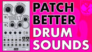 Details Patch BETTER Unique Modular Drum Sounds // MELT from u-he Guide