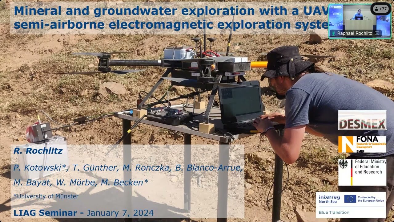 LIAG Seminar: Mineral and groundwater exploration with UAV-based SAEM exploration system