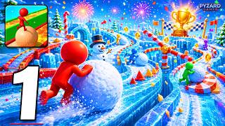 Snow Race 3D: Fun Racing - Gameplay Walkthrough Part 1 (Android, iOS) screenshot 1