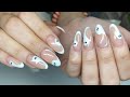 How To: Acrylic Full Set | Soak Off Nails | Trendy Halloween Ghost Nails | Nail Inspo | Almond Shape