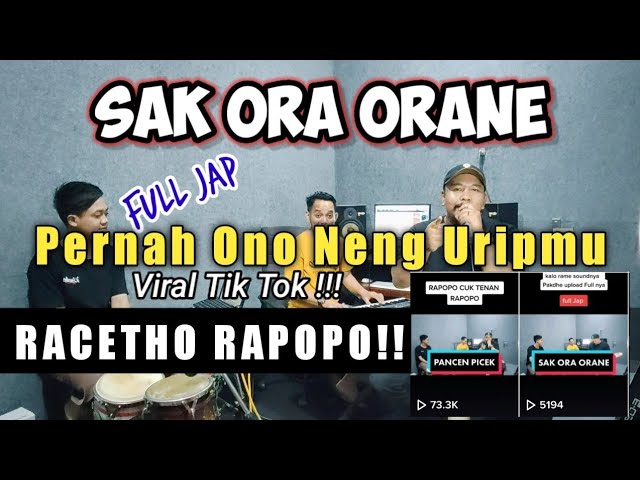 SAK ORA ORANE | KOPLO RACETHO | OFFICIAL MUSIC VIDEO (FULL JAP) class=