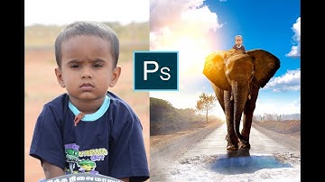 Elephant Effect Photo Manipulation Photoshop Tutorial
