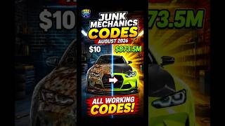 🔥 ALL NEW Junk Mechanics Codes (August 2026) – FREE Rewards 🎁  #roblox #codes