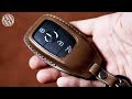 Making a Handmade Leather Fob Smart Key Case / Mercedes-Benz  / No Power Tools