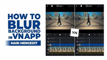 How to Blur Video Background in VN Video Editor App