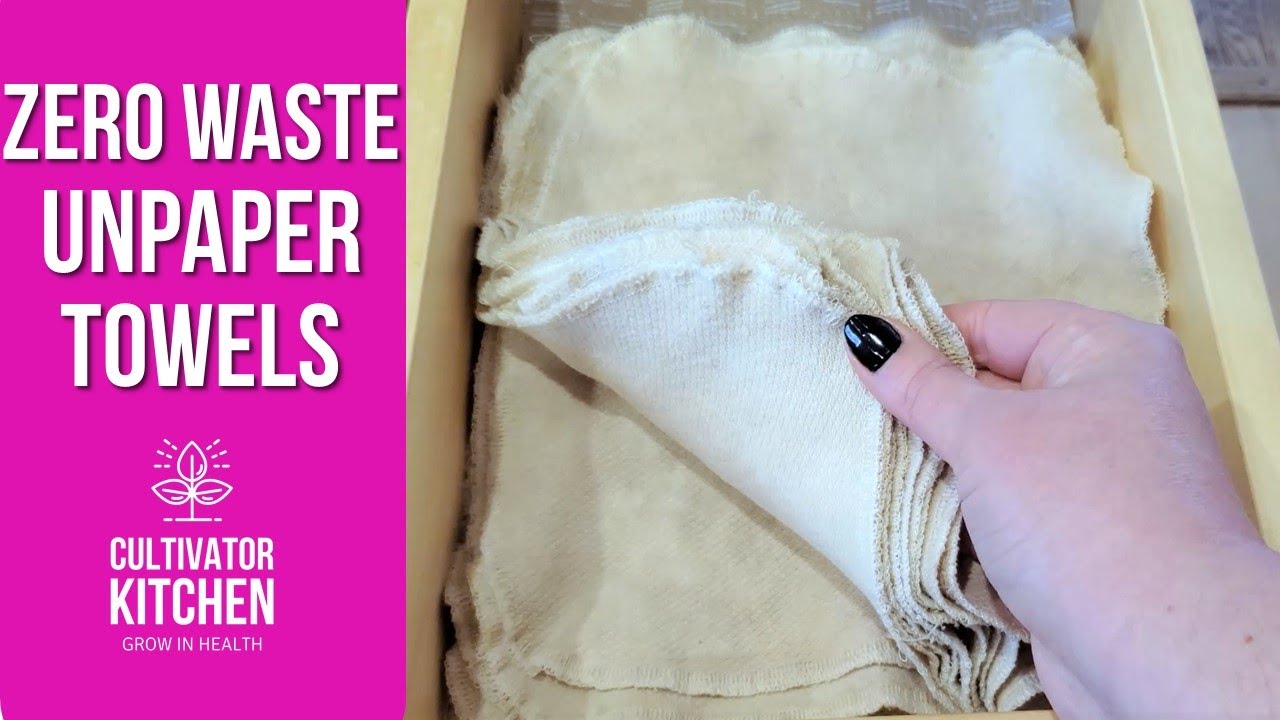 10 Reusable Paper Towels For Sustainable Cleaning - Going Zero Waste