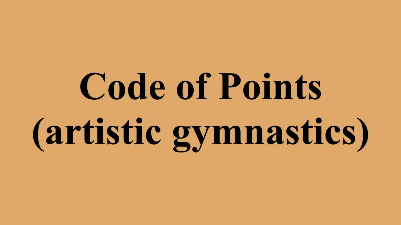 Code of Points (artistic gymnastics)