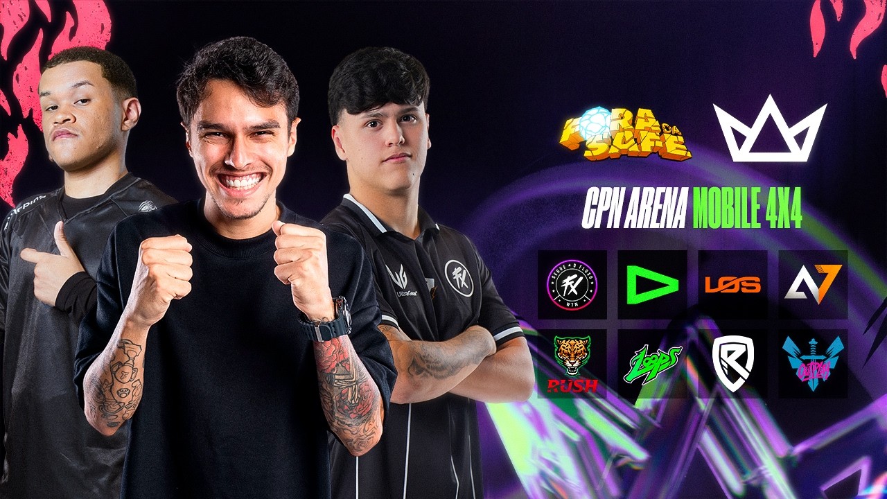 🔴CPN ARENA MOBILE 4X4 COM FORA DA SAFE 🔴#FREEFIRE