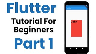 Flutter Tutorial For Beginners Part 1