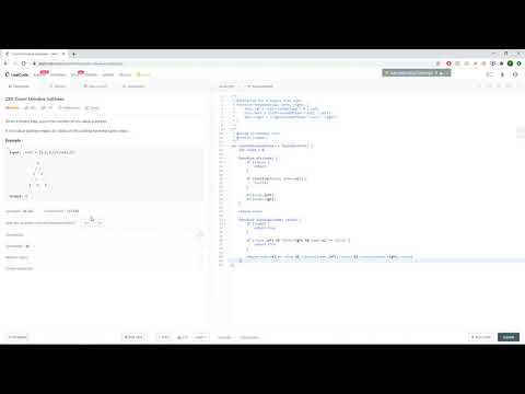LeetCode 250:  Count Univalue Subtrees