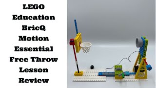 LEGO Education BricQ Motion Essential Free Throw Lesson Review