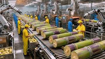 ProducX: Inside the Factory - Sugar Factory Automation & Robotic Arm 🤖