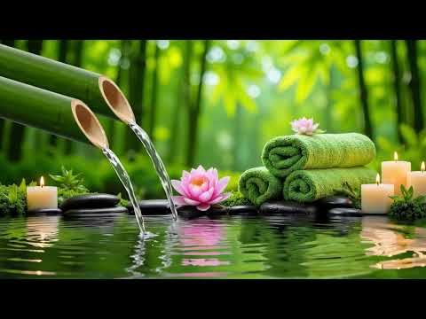 Sleeping Music for Deep Sleeping 🍃 Calm Anxiety, Water Sounds, Healing Music, Stress Relief Music