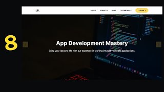 Design A Responsive Modern Website Using HTML, CSS & JavaScript (Part 8)