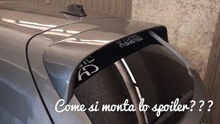 Montaggio Spoiler su Alfa Romeo MiTo