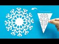How to make snowflakes out of paper | paper snowflakes | Christmas Decoration Ideas | snowflakes