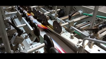 Running of Side Gluing or Straight Line  / Bobst Vision Fold / Bigjess