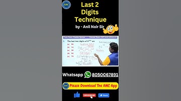 Last Two Digits Concept