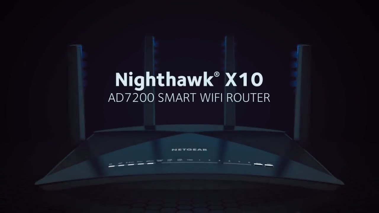 Wi-Fi router NETGEAR Nighthawk X10 (R9000) - YouTube