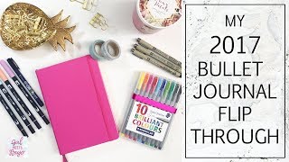 My 2017 Bullet Journal Flip Through // A YEAR IN MY JOURNAL