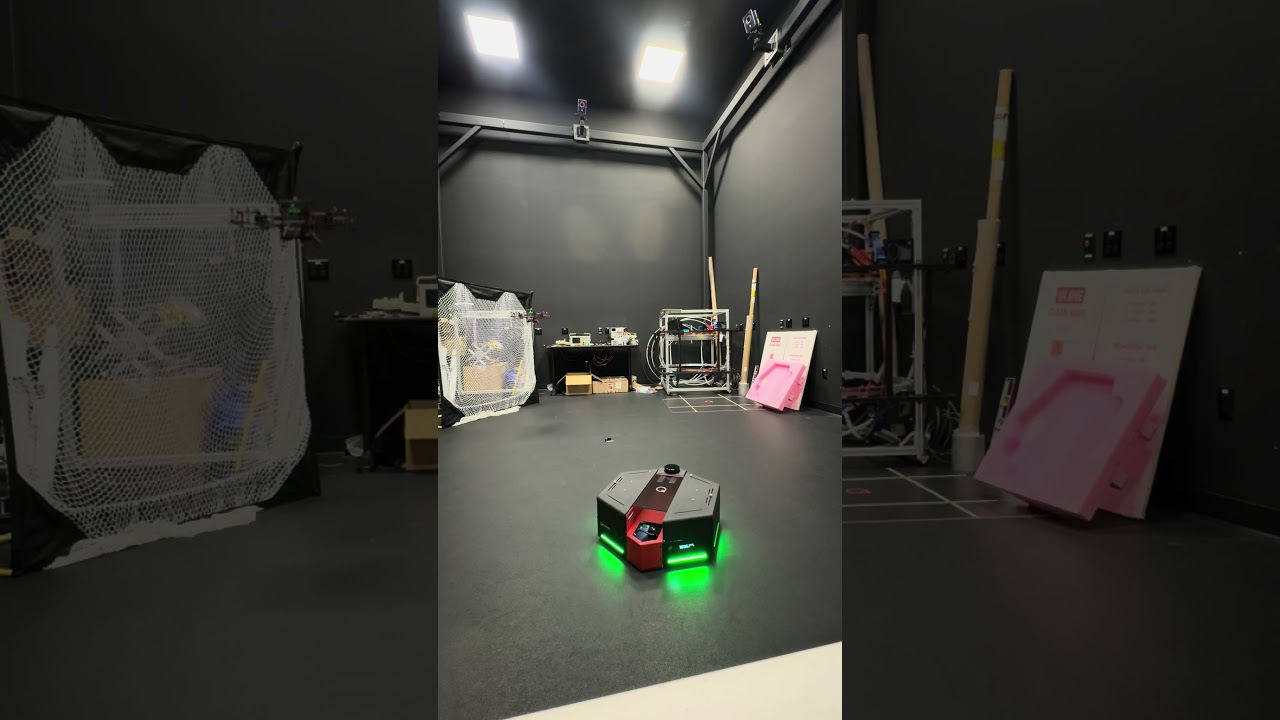 QDrone intercepting Qbot using 3D PN Guidance