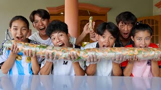 Anh Thời Đại | Thử Thách MukBang Gỏi Cuốn Size Mỹ Đen - To Chà Bá