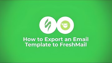 How to create an email template with Stripo and send it through FreshMail