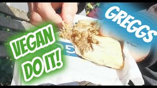 *new* greggs vegan steak bake slice review