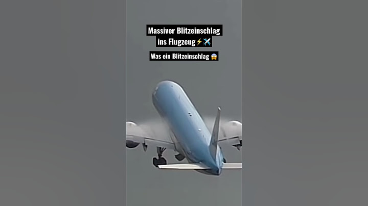 Massiver Blitzeinschlag ins Flugzeug⚡️