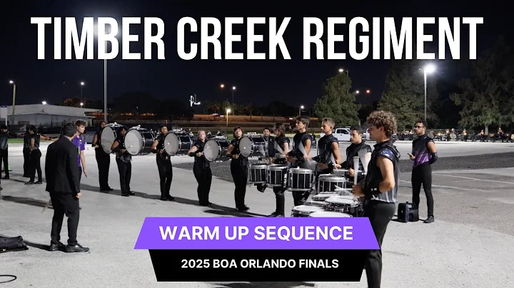 Timber Creek Regiment 2025 - Warm Ups | BOA Orlando Finals