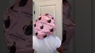Satin Bonnets #protectivestyles #naturalhair #washngo #silkpress