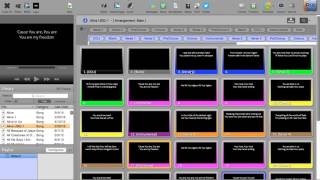 ProPresenter 5 Editing and Adding Arrangements