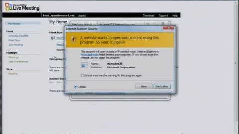 Moving Meetings Online with Live Meeting using Microsoft