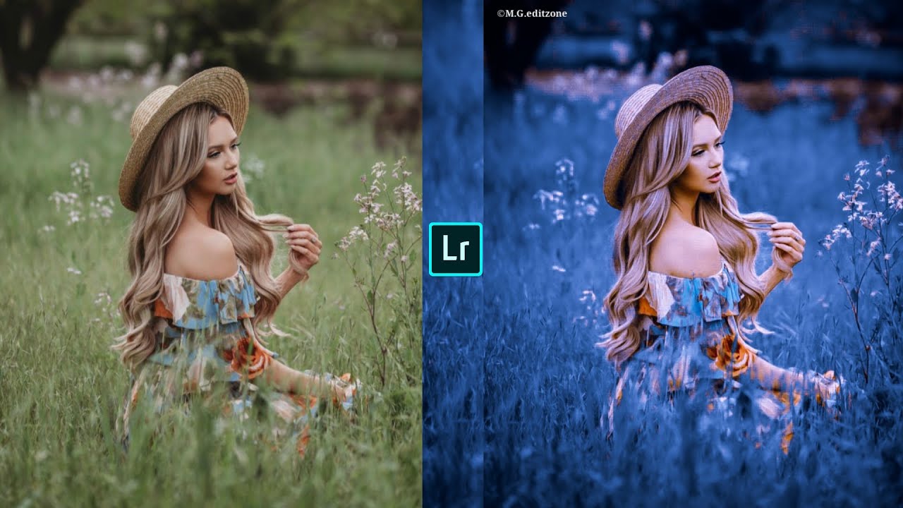 Lightroom blue and orange tone photo editing//preset download free//