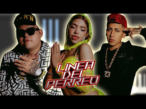 Línea del Perreo - Uzielito Mix, Yeri Mua , El Jordan 23, DJ Kiire
