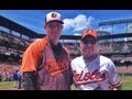 Kevin Spacey - Throws his first pitch for the Baltimore Orioles