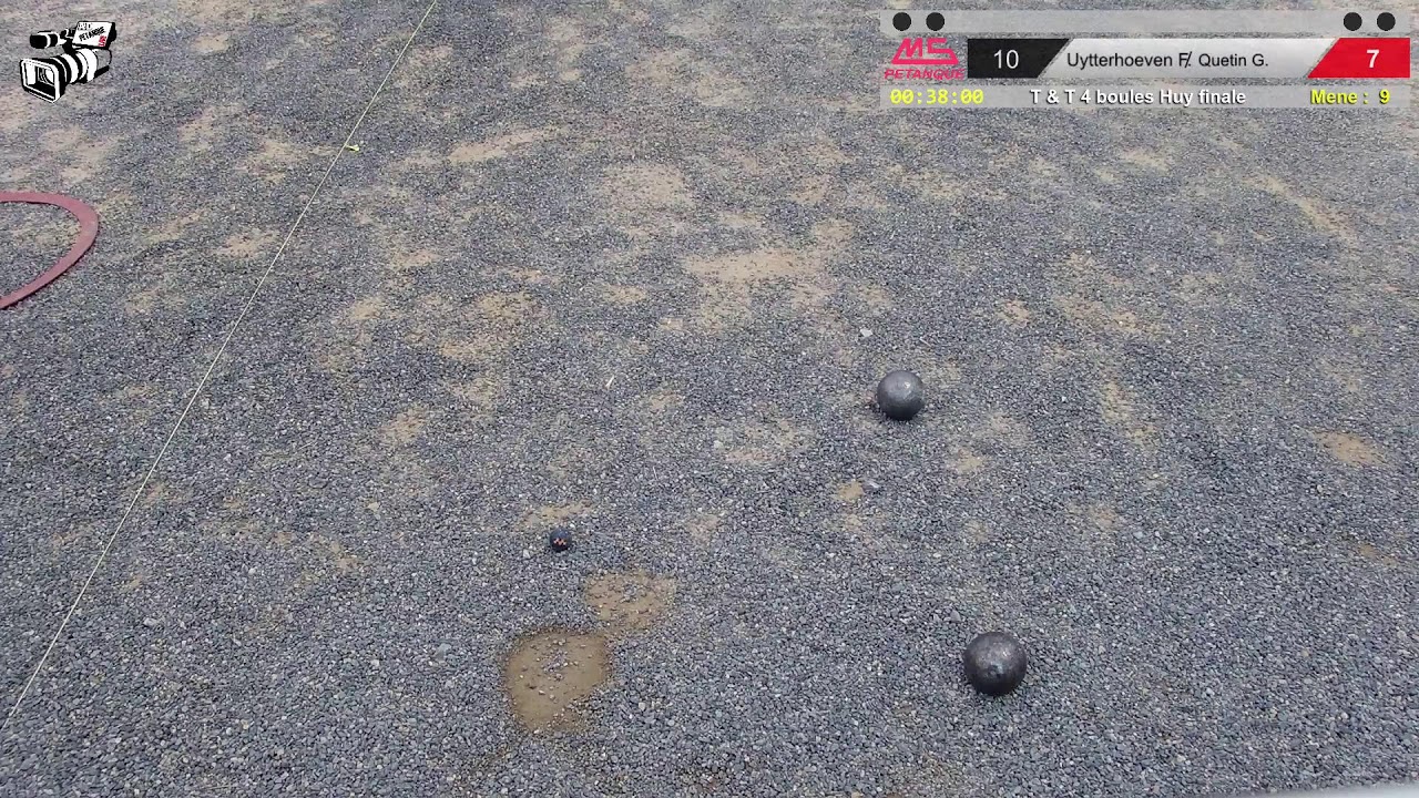 Miniature : Pétanque 2025: T & T 4 boules PC Huy, finale