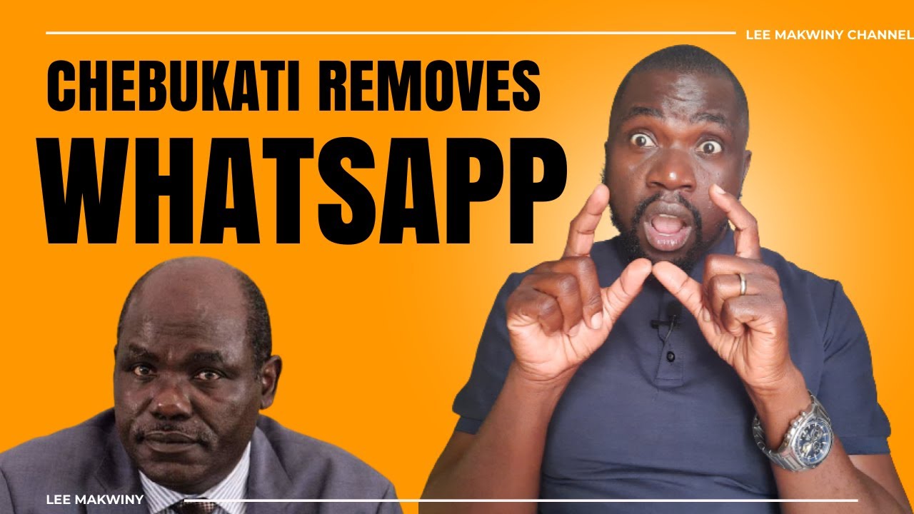 Cornered Wafula Chebukati Removes All Commissioners from IEBC WhatsApp  Group - YouTube