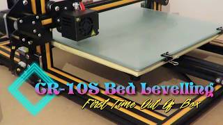 📌 Creality CR-10S 3D Printer First Bed Leveling Setup and Later Using New Auto Bed Level Software Profile