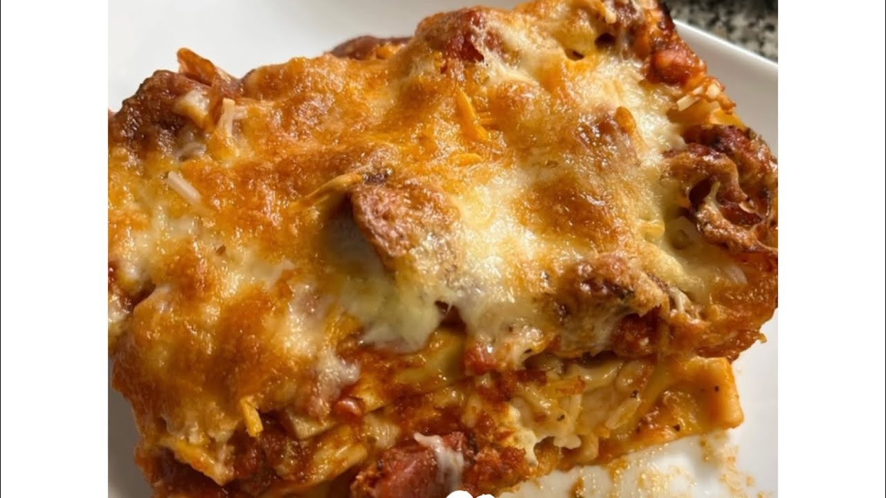 Homemade Turkey Lasagna, Easy & Delicious The simple way YouTube