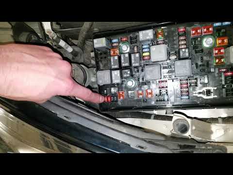 Chevy Malibu 2015 AC Fuse and Relay Replacement