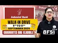 IndusInd Bank Jobs 2025 | Walk-in Drive from 9th to 11th Sept | Private Bank Job Vacancy 2025