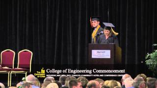 University of Iowa College of Engineering Commencement- May 18th, 2013