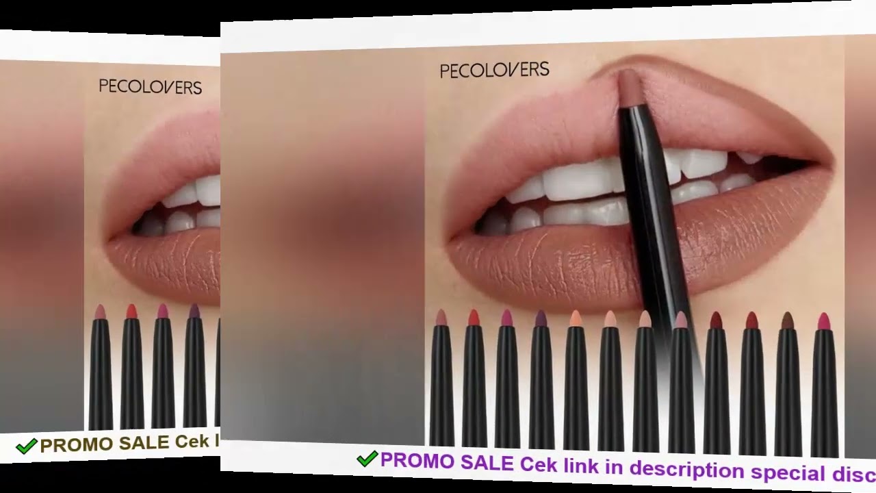 Waterproof Matte Lipliner Pencil Red Contour Tint Lipstick Long Lasting Non-stick Cup Moisturising L