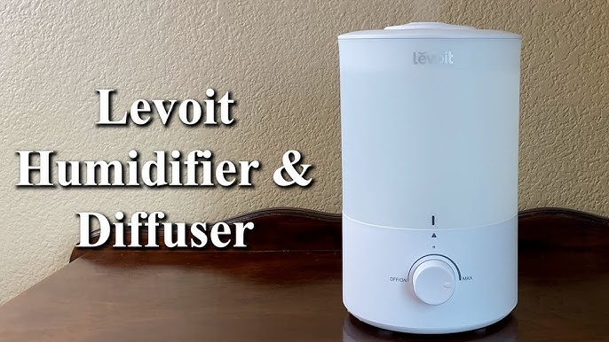 LEVOIT Humidifiers for Bedroom, Quiet (3L Water Tank) Cool Mist Top Fill  Essential Oil Diffuser with 25Watt for Home Large Room, 360° Nozzle, Rapid
