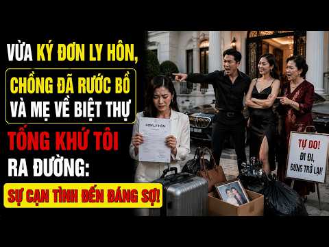 Vừa Ký Đơn Ly Hôn, Chồng Đã Rước Bồ Và Mẹ Về Biệt Thự Tống Khứ Tôi Ra Đường: Sự Cạn Tình Đến Đáng Sợ