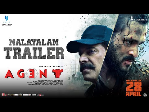 AGENT Malayalam Trailer | Akhil Akkineni | Mammootty | Surender Reddy | Anil Sunkara