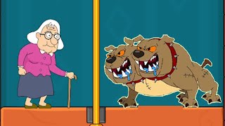 Rescue granny game | save the granny pin pull android game | how to loot screenshot 3