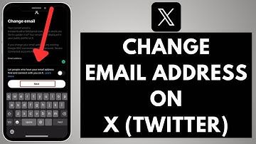How to Change Your Email on X 2024 | Update Your Credentials